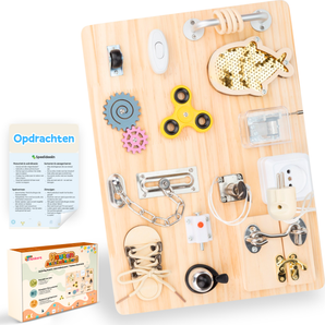 Drewniana tablica aktywności - Busyboard